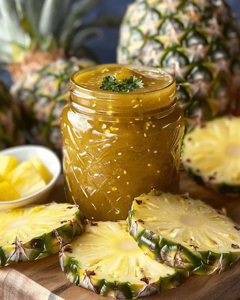 Homemade Sweet Chili Pineapple Sauce