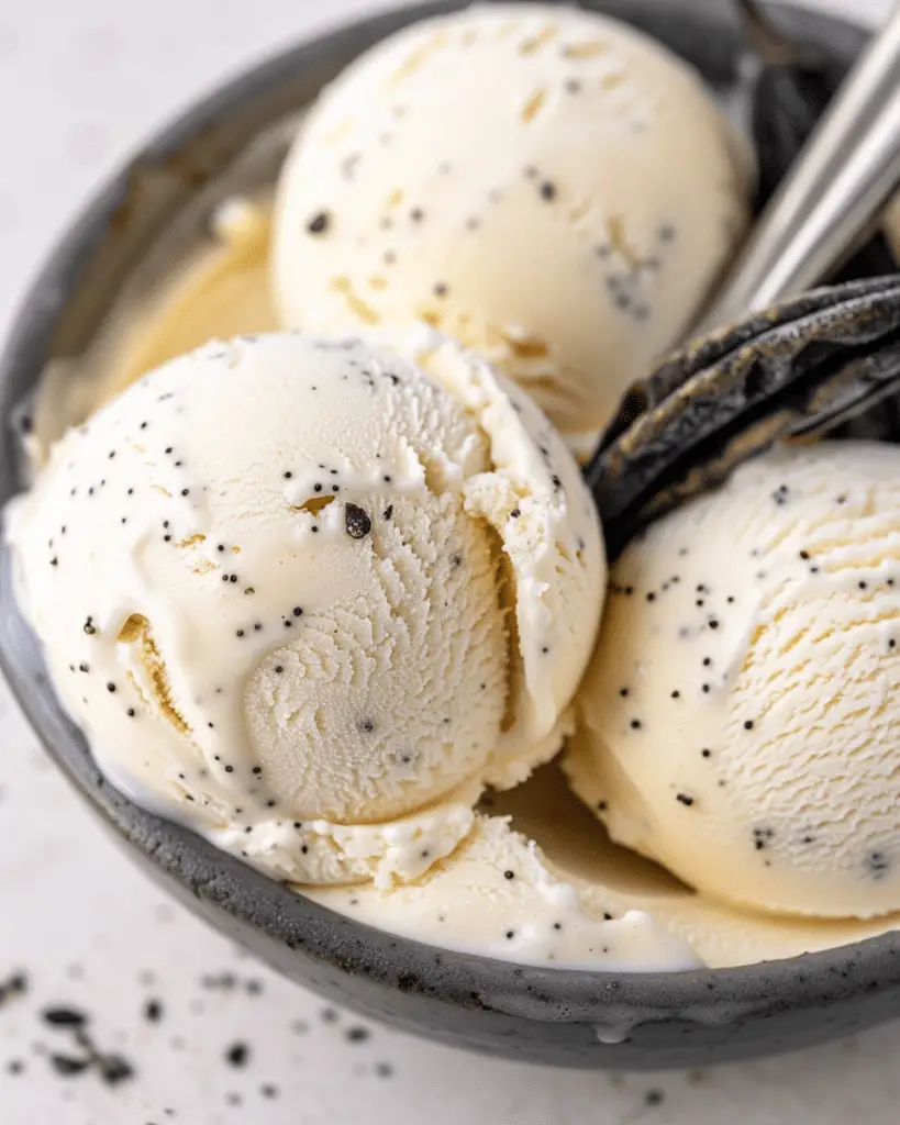 Homemade Vanilla Bean Ice Cream