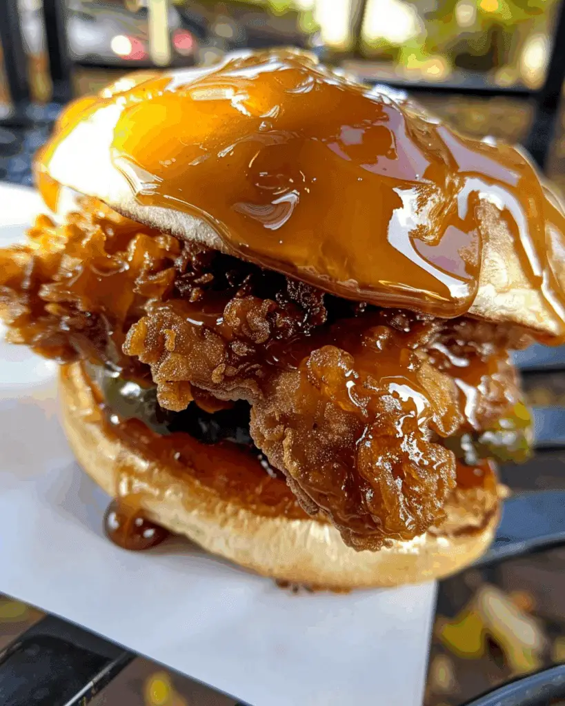 Hot Honey Crispy Chicken Sandwich