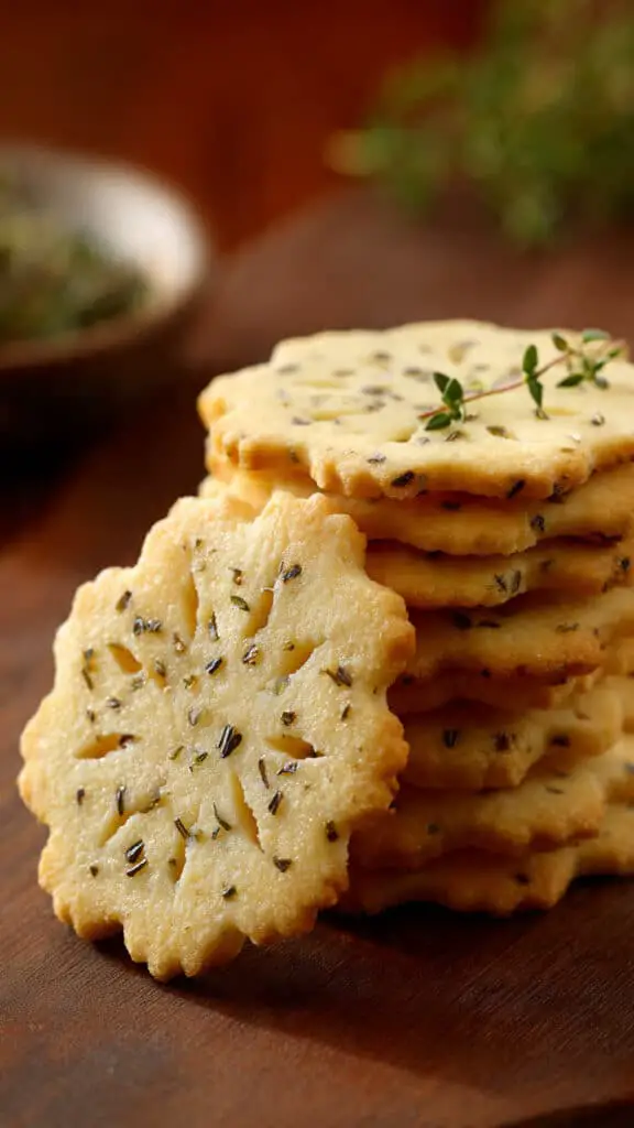 Lemon Thyme Shortbread Cookies