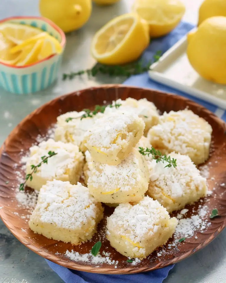 How To Make Lemon Thyme Shortbread Cookies