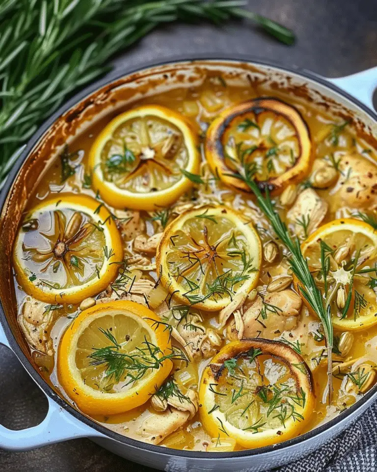 Mediterranean Lemon Chicken Soup