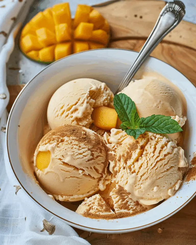 Mango Tajin No-Churn Vegan Ice Cream