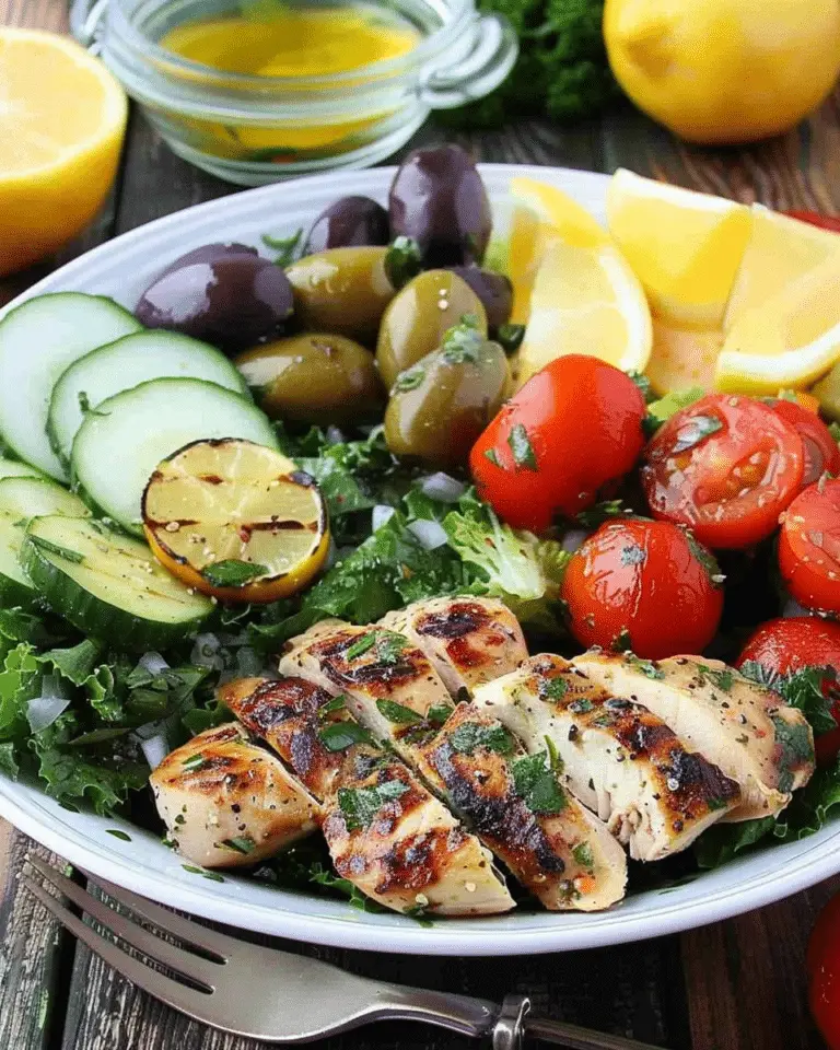 How To Make Mediterranean Chicken Salad