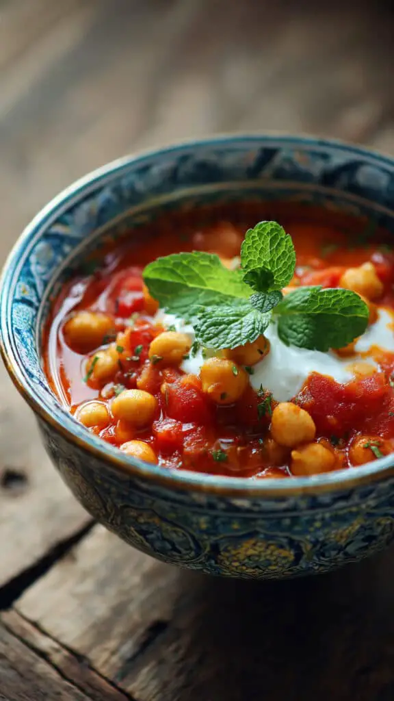 Moroccan-Inspired Chickpea Tomato Stew