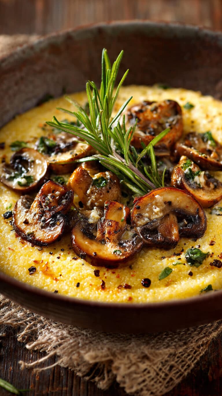 Mushroom and Herb Polenta