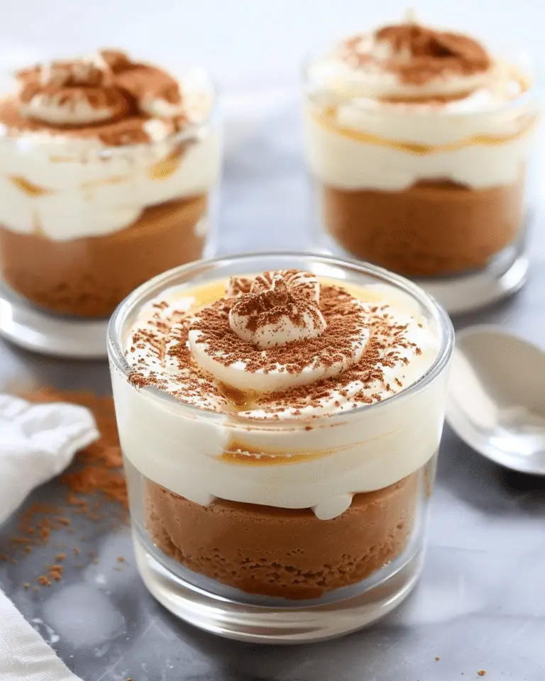 No Bake Biscoff Tiramisu Cups with Greek Yogurt and Mascarpone