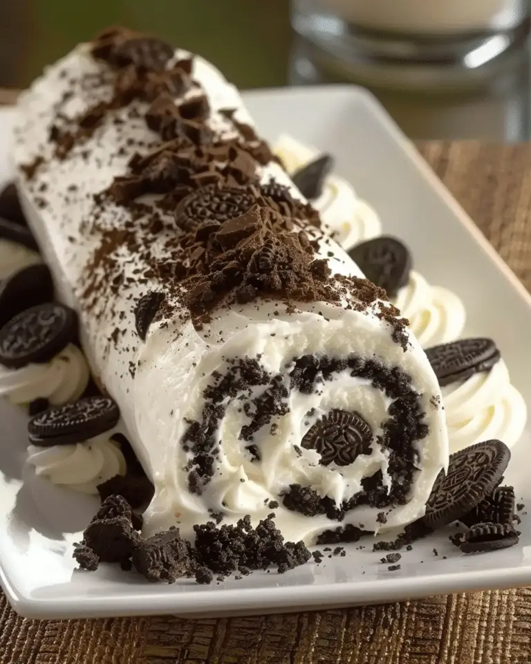Oreo Cream Chocolate Roll