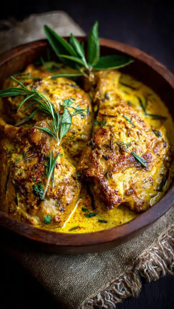 Persian Chicken with Yoghurt and Saffron