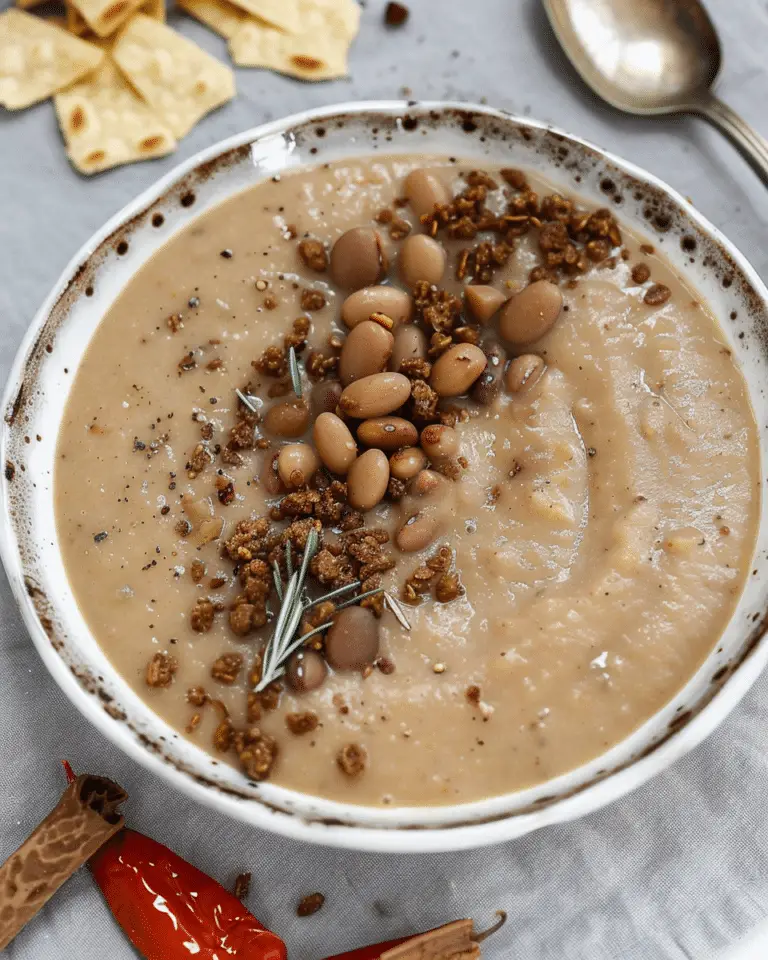 Hearty Vegan Pinto Bean Soup