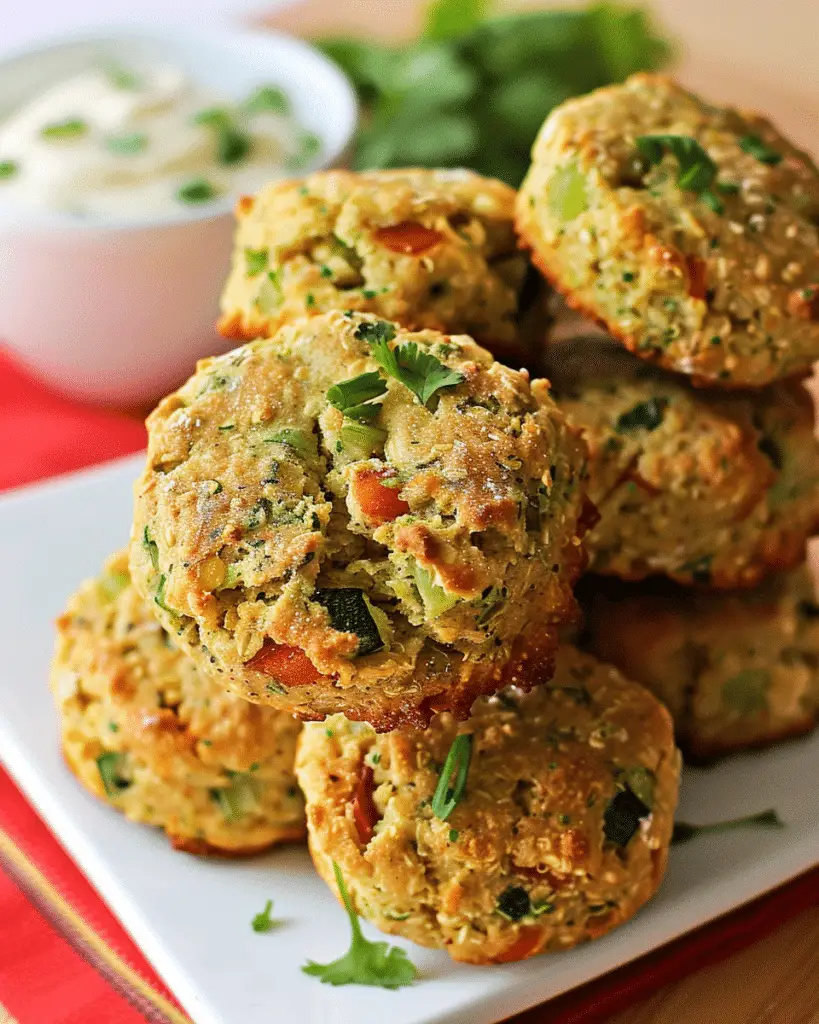 Quinoa Veggie Breakfast Biscuits