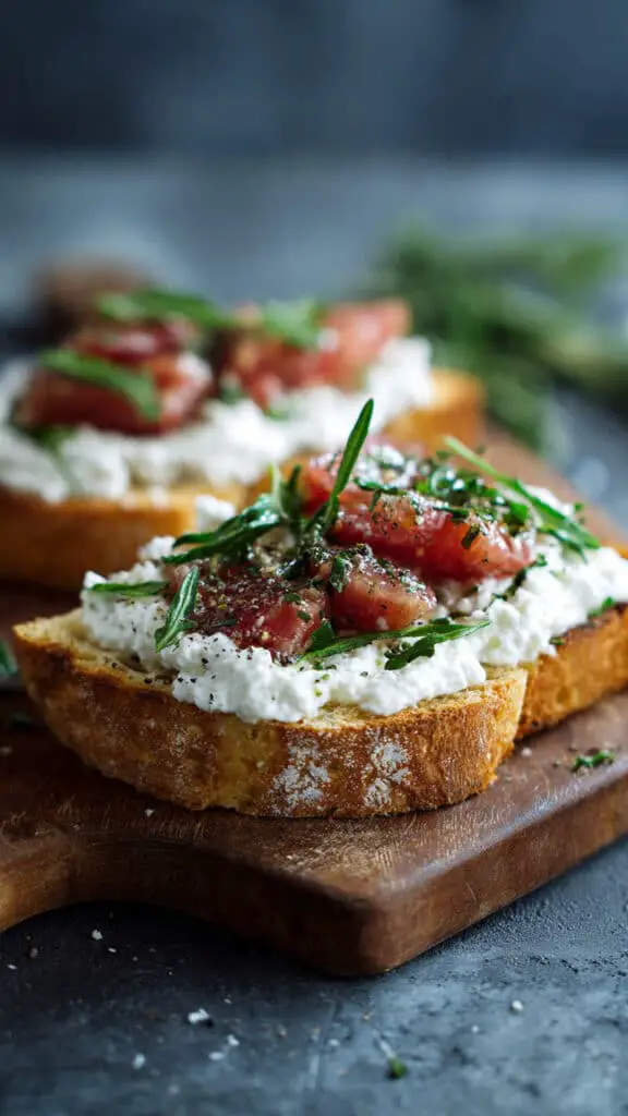 Ricotta Toast with Six Easy Topping Ideas