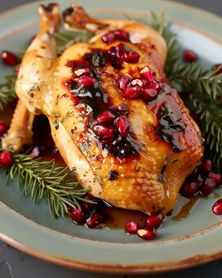 How To Make Roast Chicken with Pomegranate Molasses