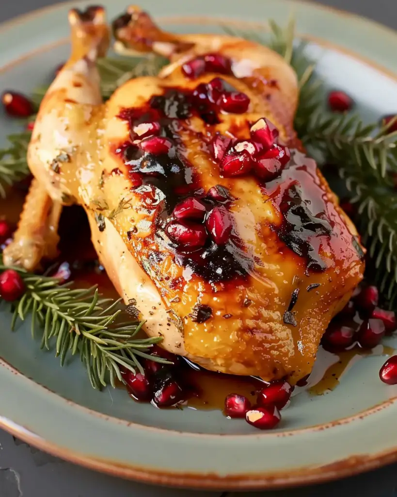 How To Make Roast Chicken with Pomegranate Molasses