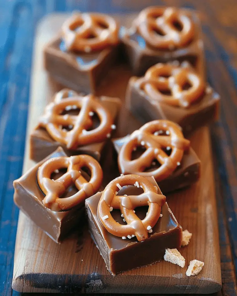 Salted Pretzel & Caramel Fudge
