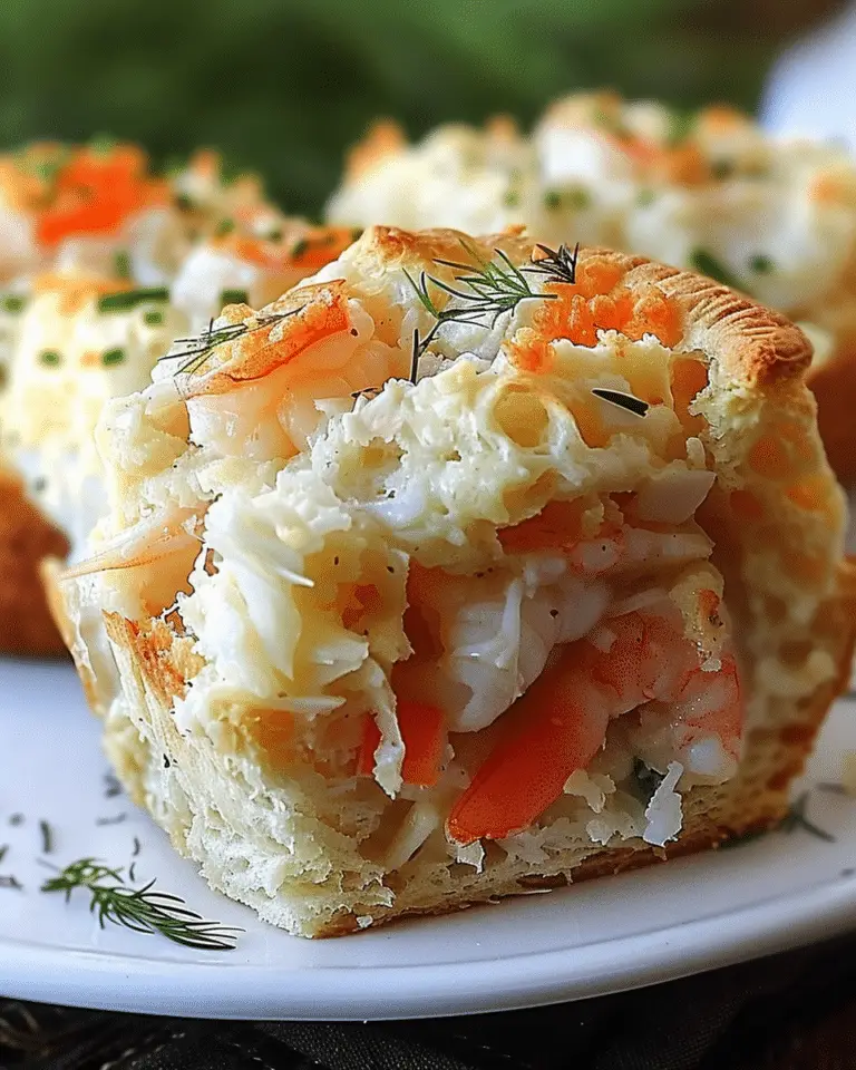 Savory Shrimp & Crab Biscuit Melts