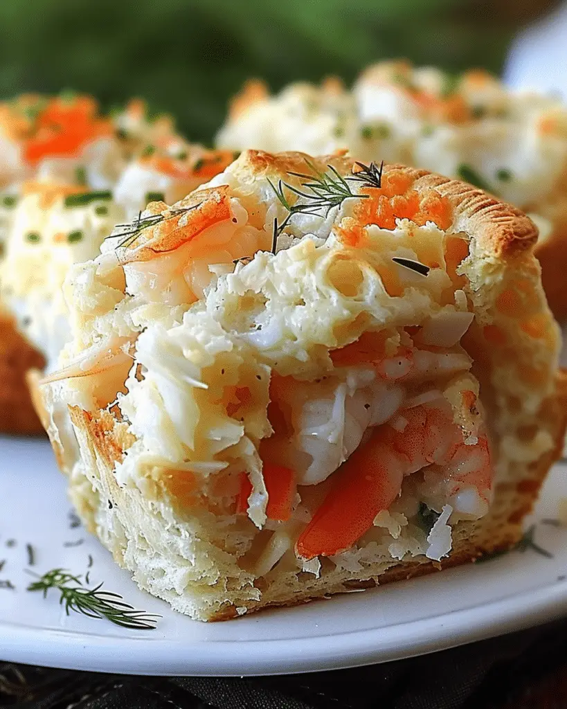 Savory Shrimp & Crab Biscuit Melts