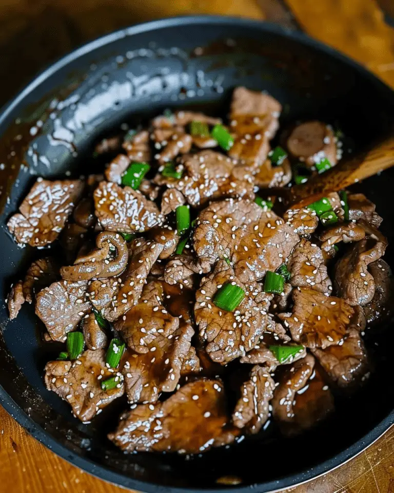Sizzling Soy-Glazed Beef with Garlic Mushrooms