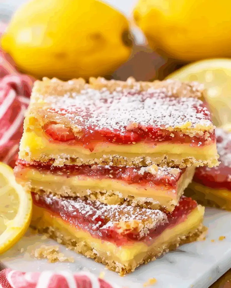 Strawberry Lemonade Bars