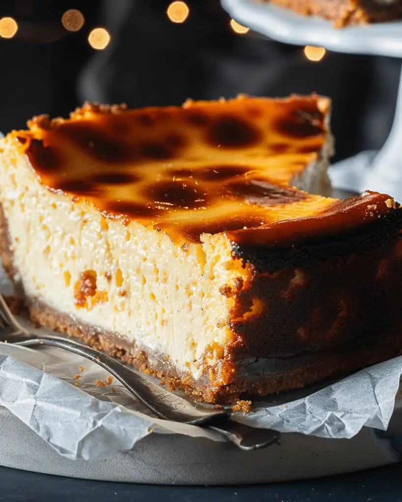 Super Creamy Burnt Cheesecake