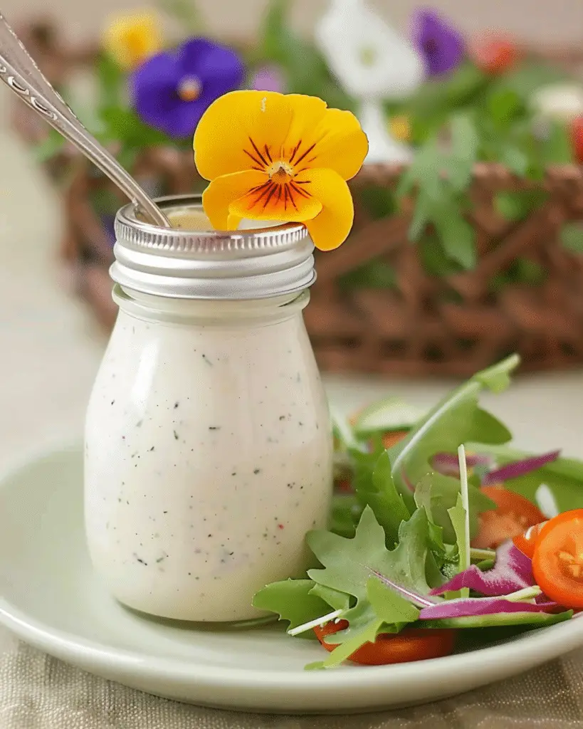 The Best Homemade Ranch Salad Dressing