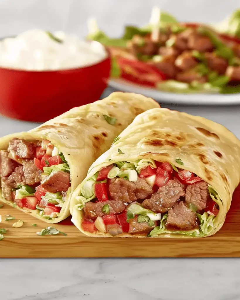 Baked Cheesy Beef Roll-Ups