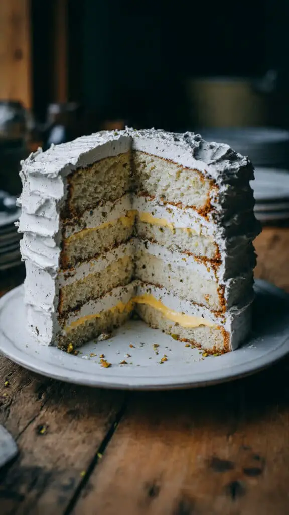 Tres Leches with Rose & Pistachio