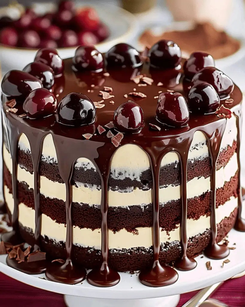 Ultimate Chocolate Cherry Cake