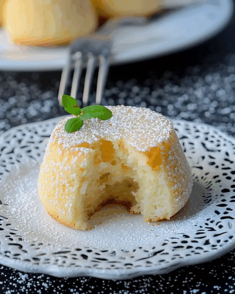 White Chocolate Lava Cakes