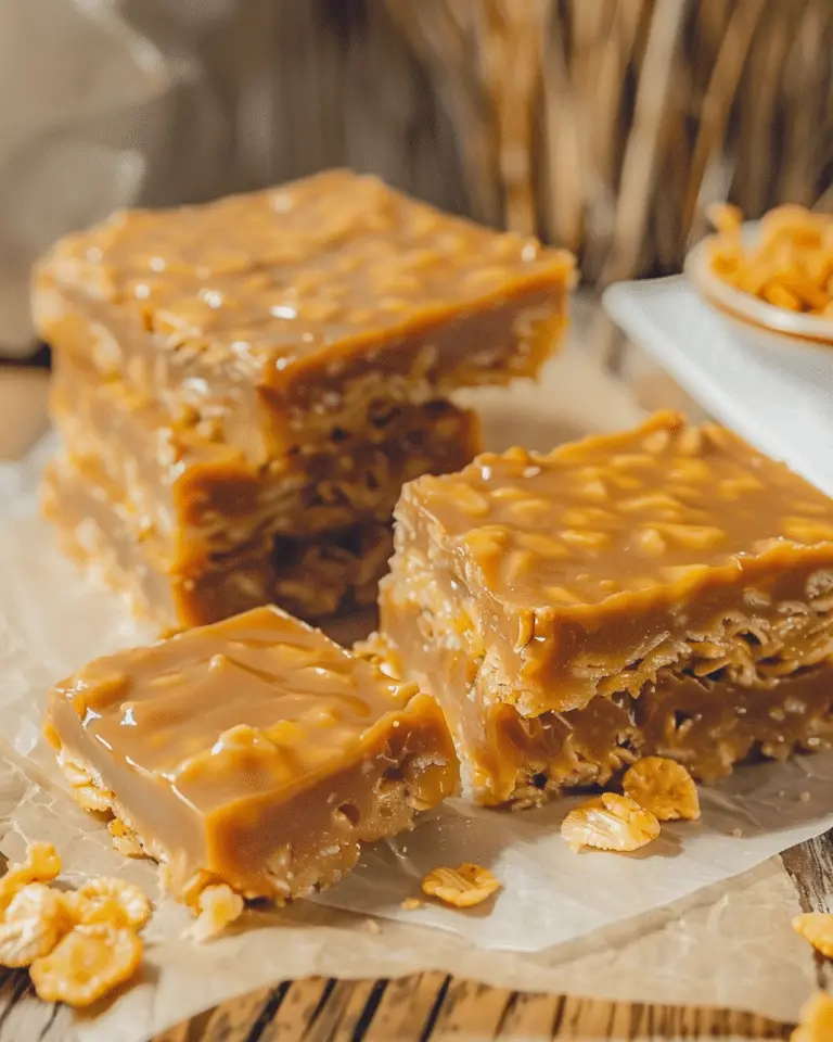 Caramel Cornflake Bars