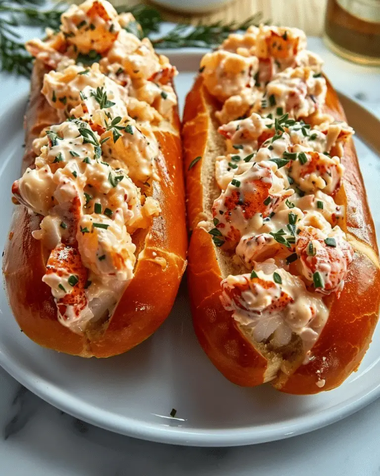 Creamy Cajun Lobster Rolls