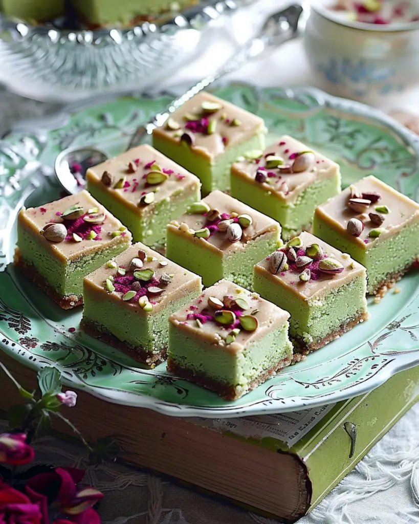 Pistachio, Cardamom and Rose Fudge