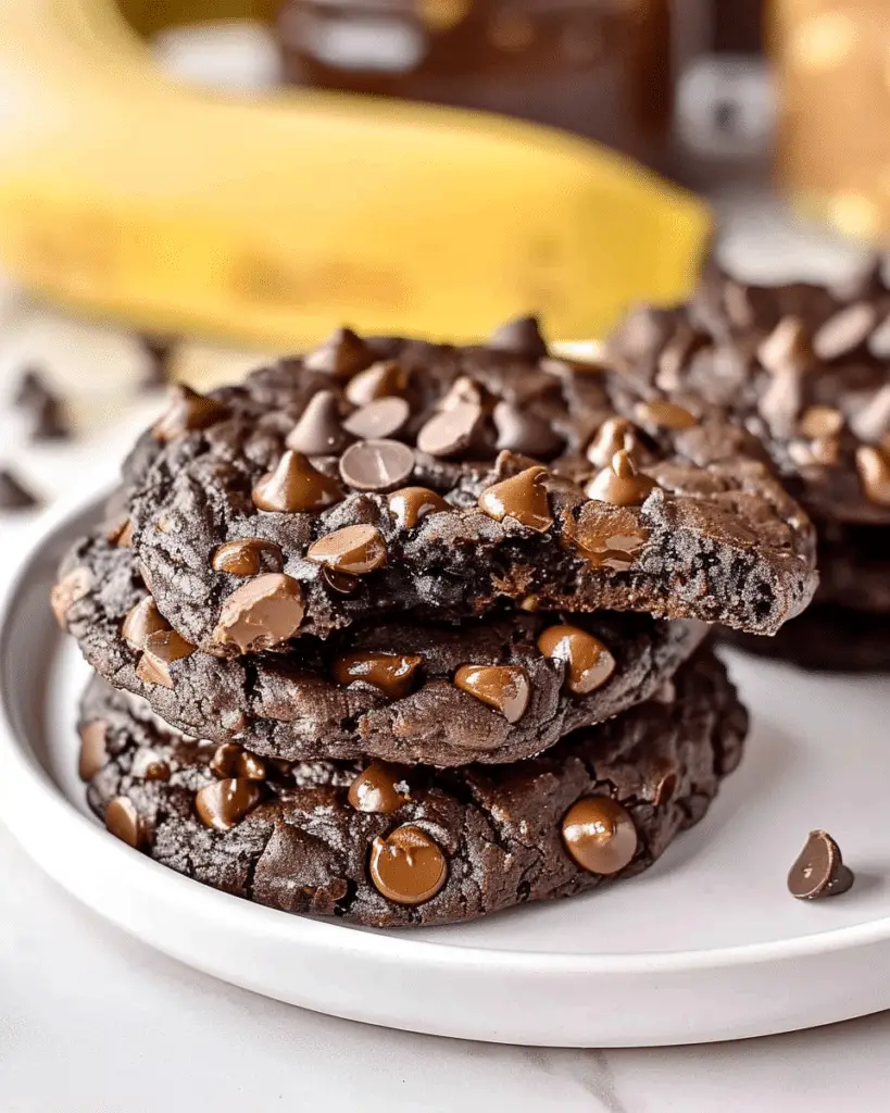 Chocolate Banana Cookies