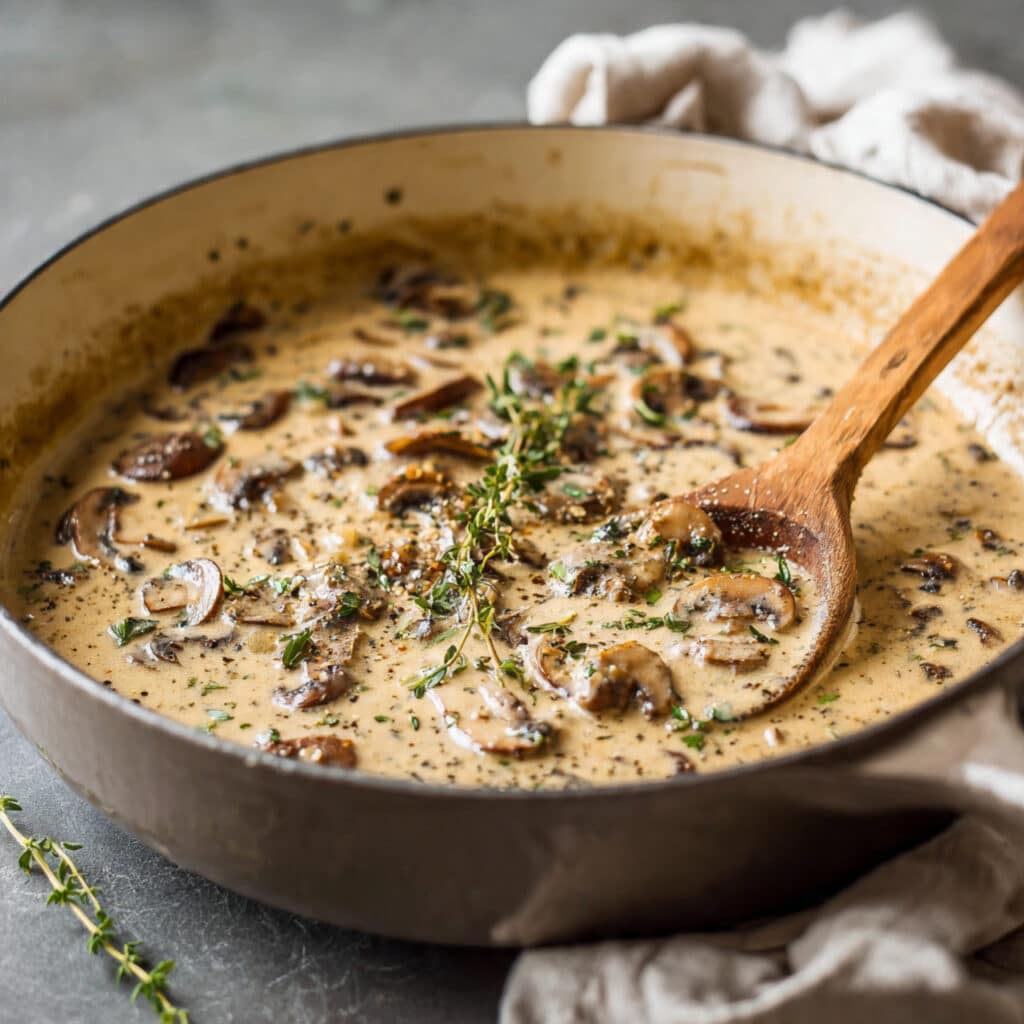 Creamy Mushroom Sauce for Everything