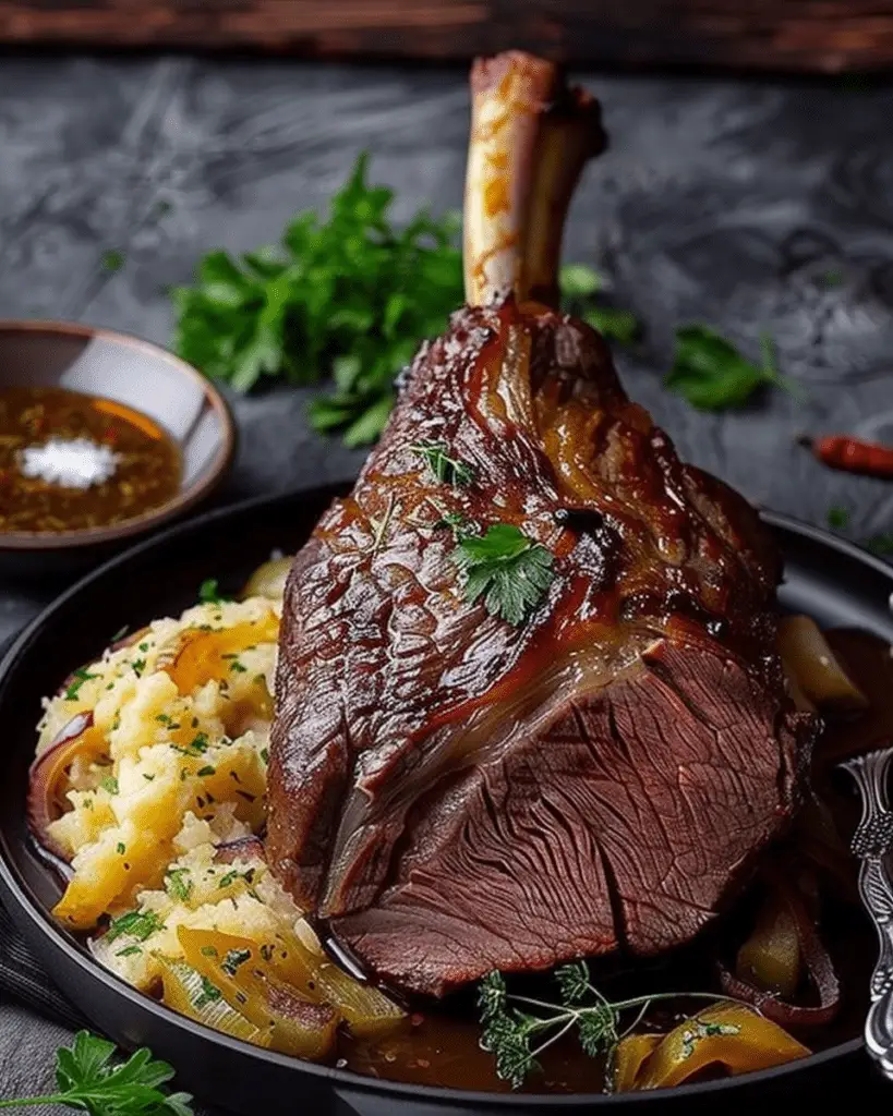 Classic Oven-Roasted Leg of Lamb with Garlic and Rosemary