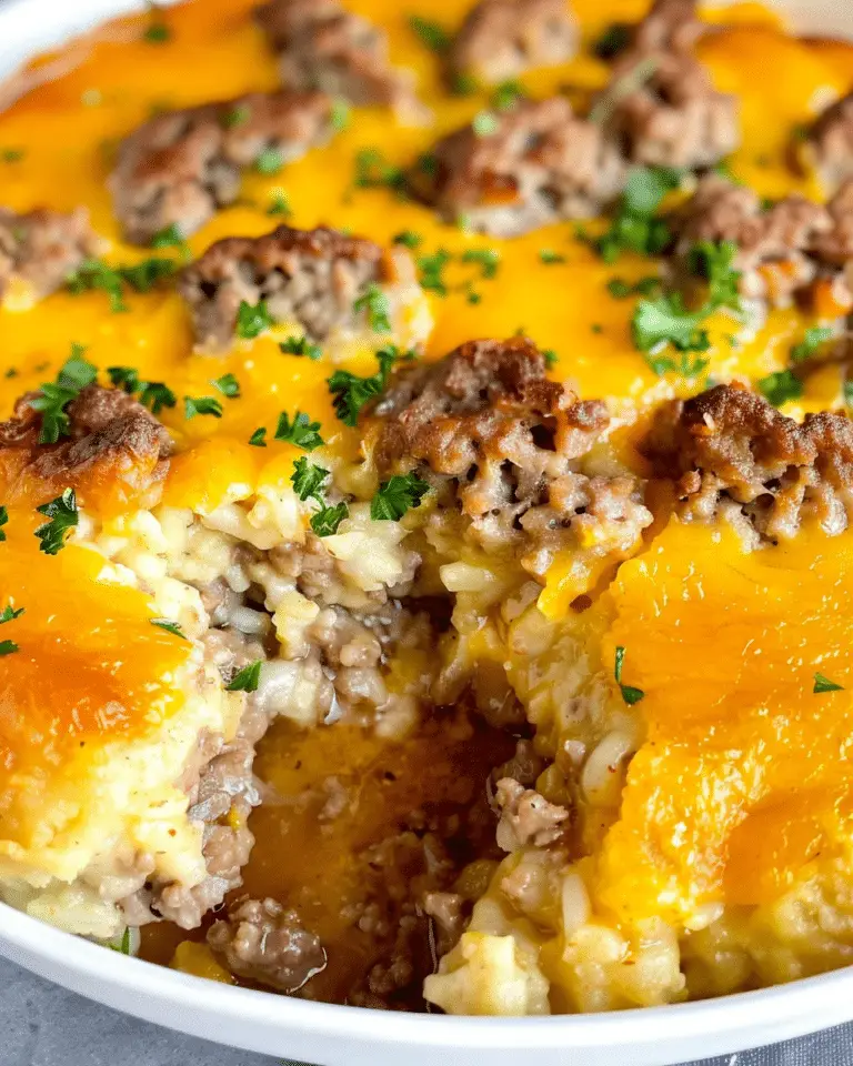 Amish Hamburger Steak Bake