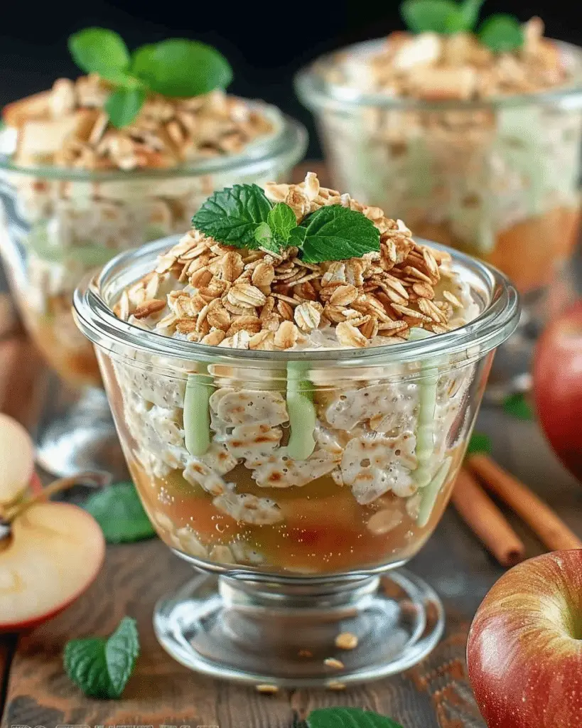 Apple Pie Overnight Oats