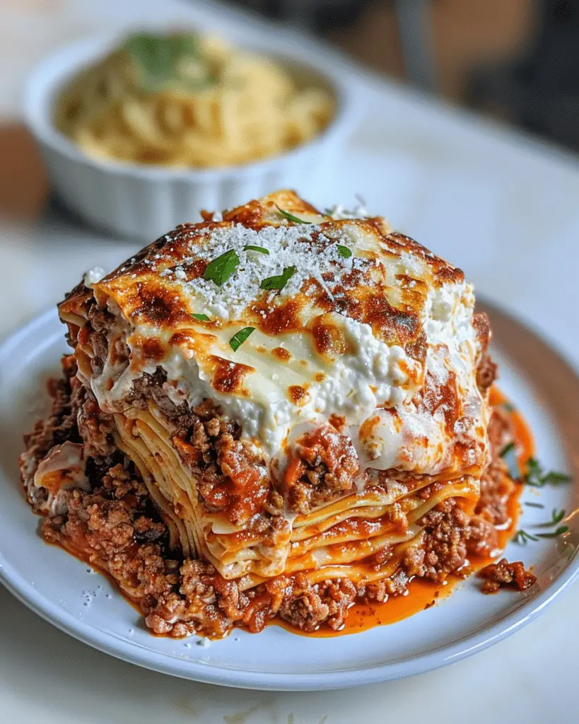 Authentic Lasagna Bolognese