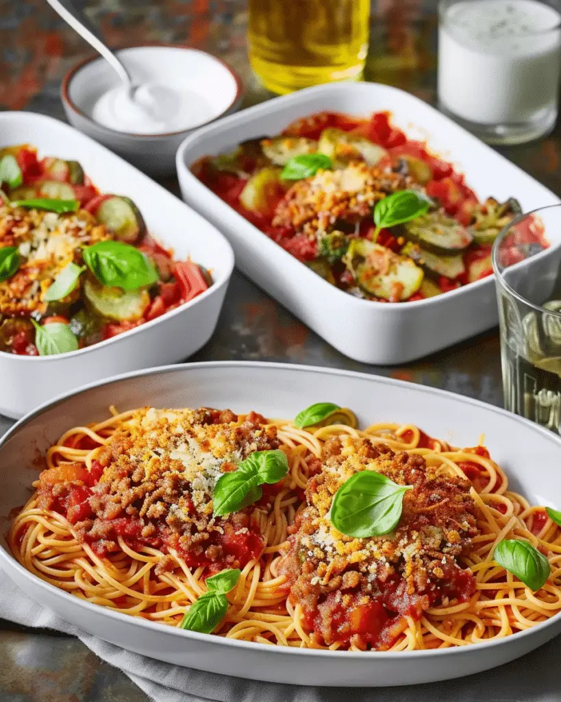 Baes Baked Spaghetti