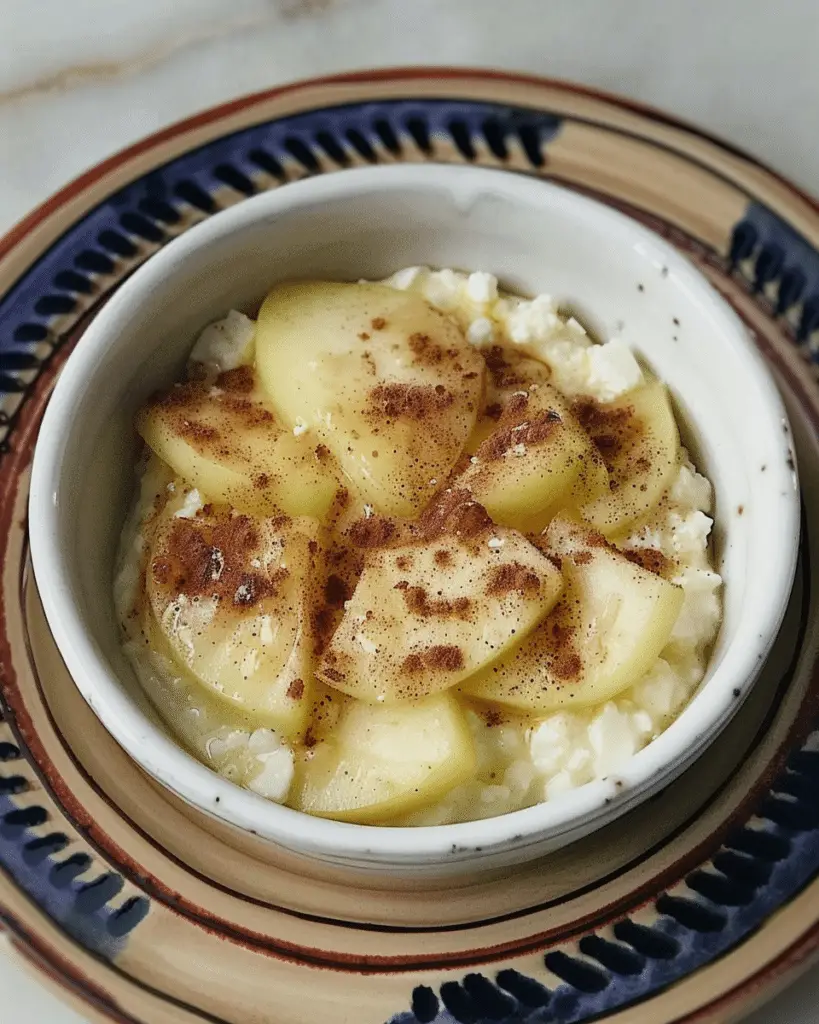 Baked Apple Cinnamon Cottage Cheese Breakfast Bowls