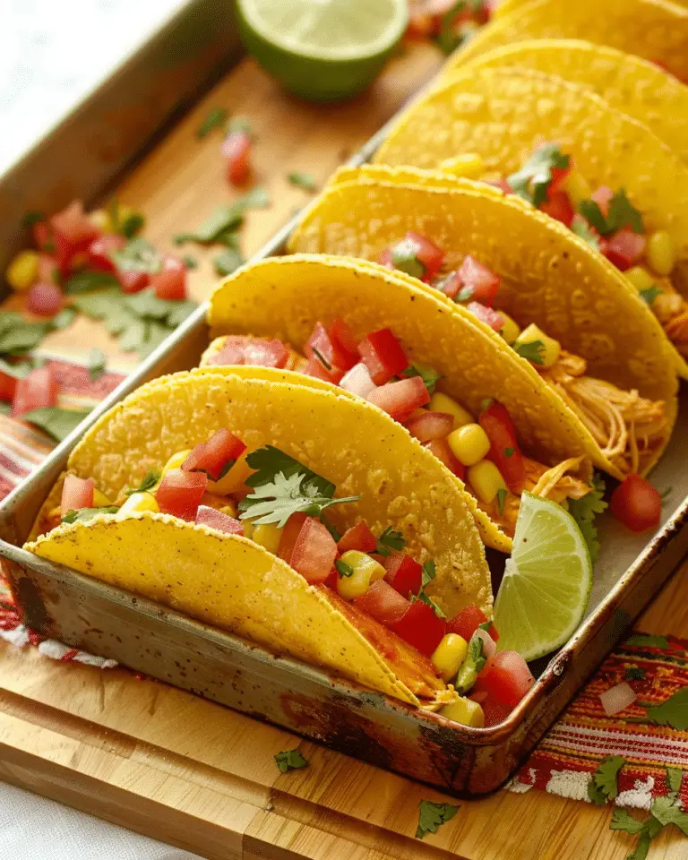 Baked Chicken Tacos