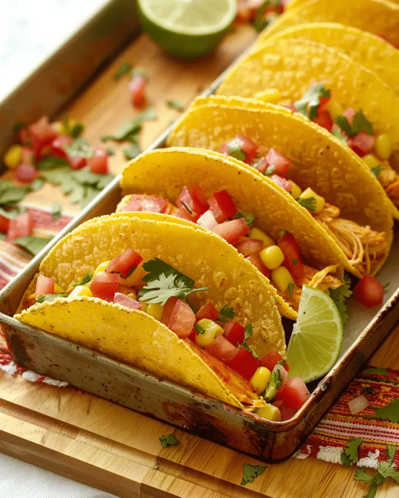Baked Chicken Tacos