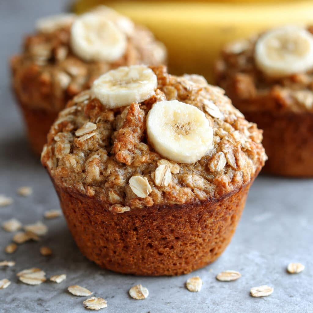 Banana Oatmeal Muffins