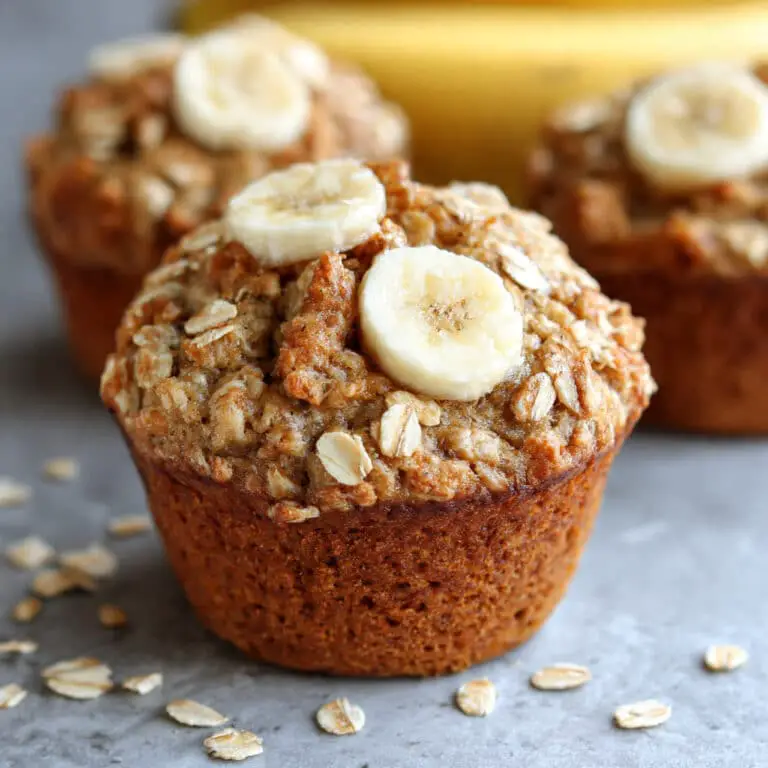 Banana Oatmeal Muffins