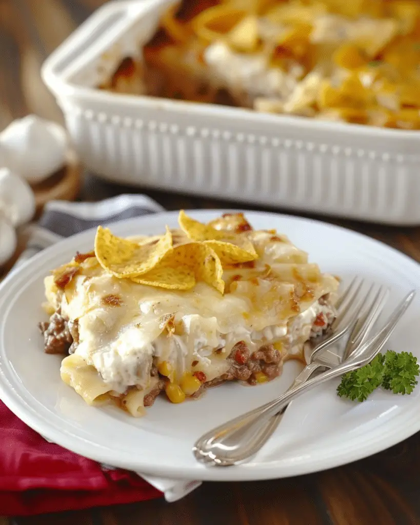 Beef Dorito Casserole