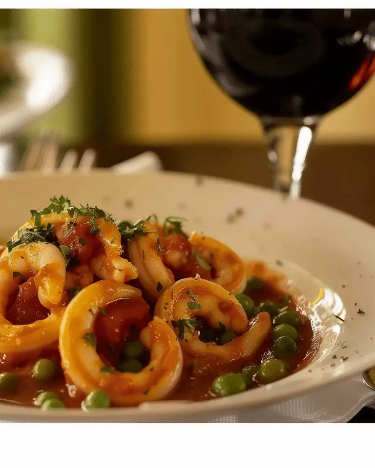 Calamari in Tomato Sauce with Peas (Calamari in Umido con Piselli)