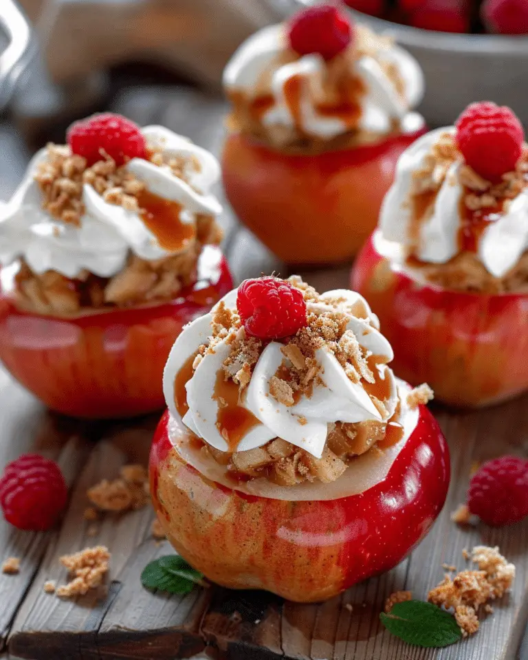 Cheesecake-Stuffed Baked Apples