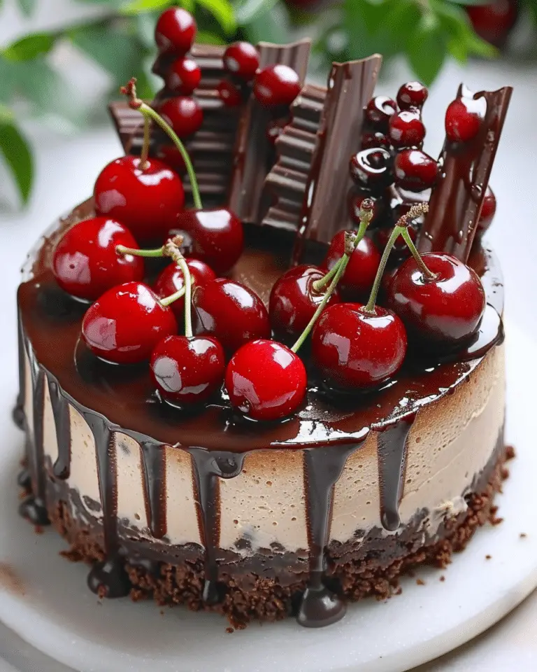 Cherry Chocolate Cheesecake