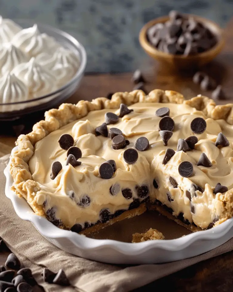Chocolate Chip Peanut Butter Pie