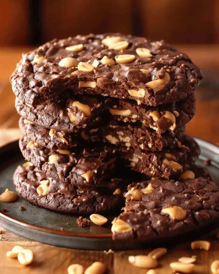 Chocolate Peanut Butter No-Bake Cookies